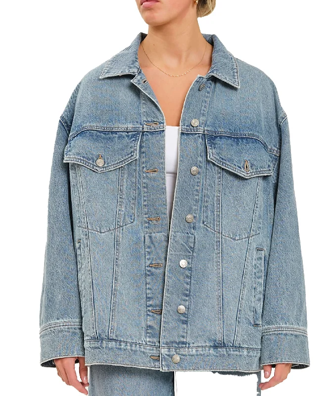 Daze Women Beau Jean Jacket Later Bomber Jacket Anorak Windbreaker