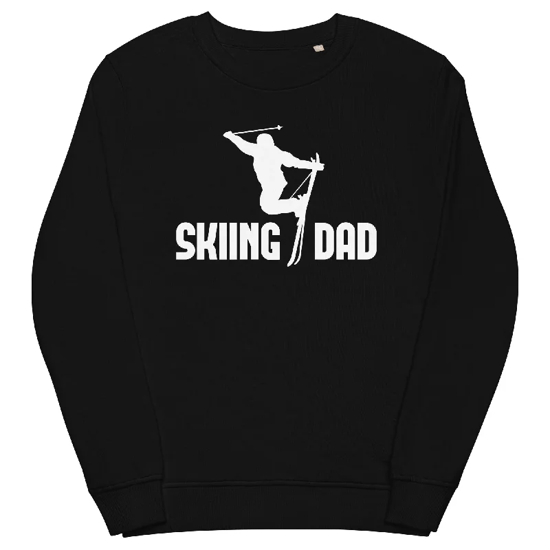 Skifahren Dad - Unisex Premium Organic Sweatshirt Hoodie with Hem Contrast Bold Stylish