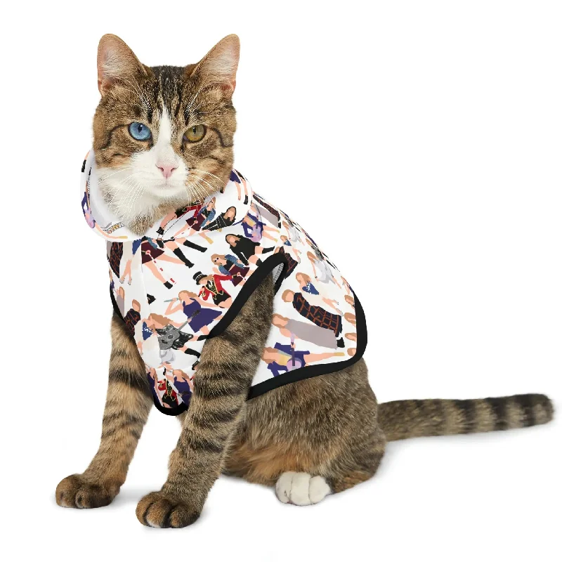Eras Tour Cat Hoodie Hoodie with Contrast Stitching Detailed Premium