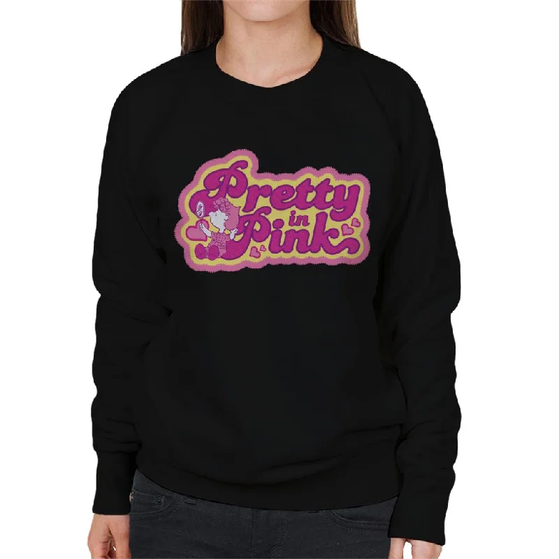 Peanuts Pretty In Pink Women's Sweatshirt Hoodie with Front Slit Layering Stylish