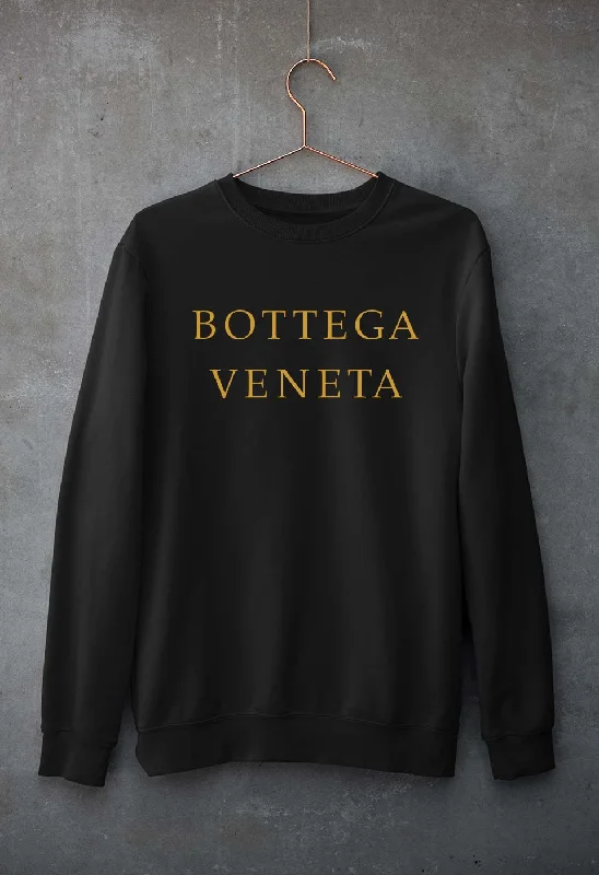 Bottega Veneta Unisex Sweatshirt for Men/Women Hoodie with Mock Neck Collared Structured