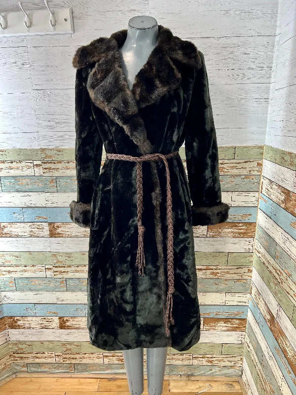 70s Crushed Velvet Wrap Coat by Borgazia Cape Coat Herringbone Coat Tweed Coat