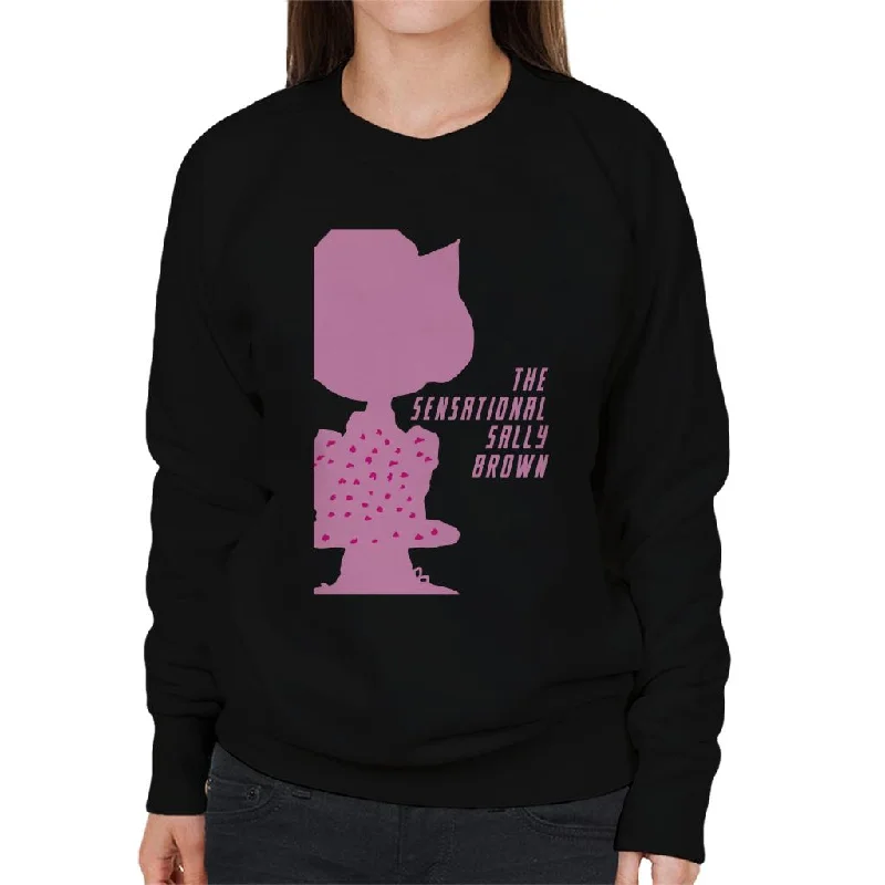 Peanuts The Sensational Sally Brown Women's Sweatshirt Hoodie with Strings Custom Fit Adjustable