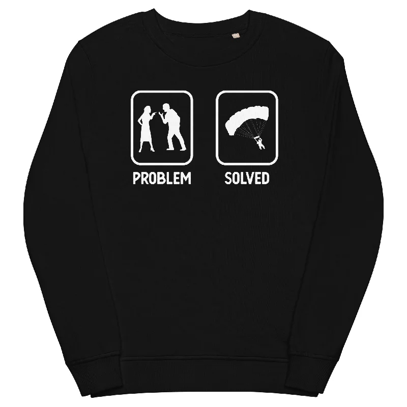 Problem Solved - Paragleiten - Unisex Premium Organic Sweatshirt Hoodie with Pastel Soft Subtle