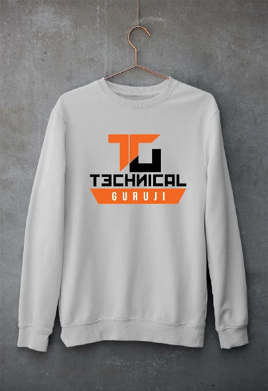 Technical Guruji(Gaurav Chaudhary) Unisex Sweatshirt for Men/Women Hoodie with Drawcord Adjustable Secure