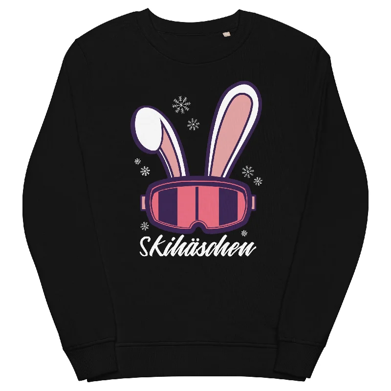 Skihäschen - (S.K) - Unisex Premium Organic Sweatshirt Hoodie with Print Artistic Unique