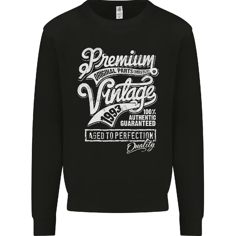 Aged to Perfection Vintage 31st Birthday 1993 Mens Sweatshirt Jumper Hoodie with Logo Branding Identity