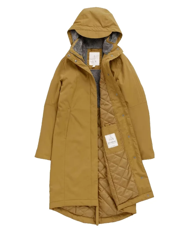 Janelle Coat - Oak Quilted Jacket Anorak Windbreaker