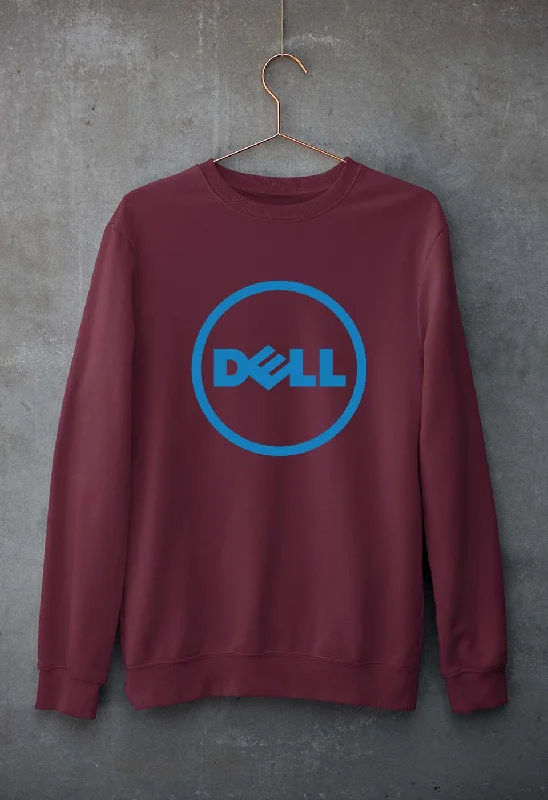 Dell Unisex Sweatshirt for Men/Women Hoodie with Drop Shoulder Relaxed Streetwear