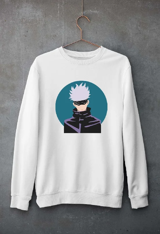 Gojo Satoru Anime Unisex Sweatshirt for Men/Women Hoodie with Fur Luxurious Winter