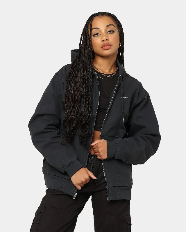 Nike Nike Life Padded Hooded Jacket Off Noir/White Chenille Jacket Brocade Jacket Lace Jacket