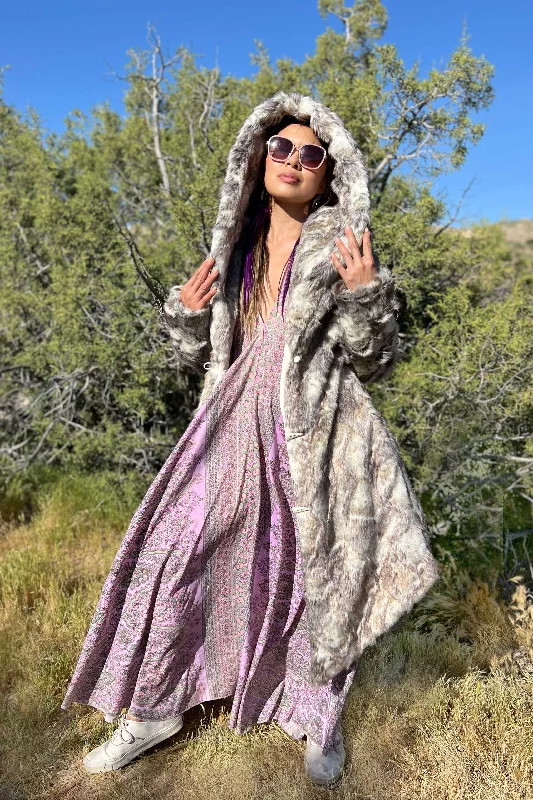 Women's Desert Warrior Coat in "Desert Wolf" A-Line Ball Gown Mermaid