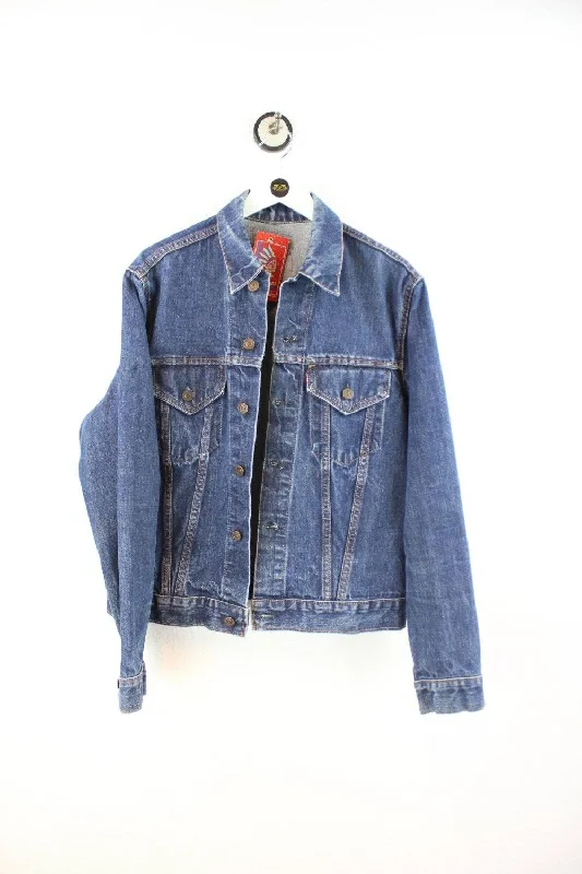 Vintage Levis Big E Denim Jeans Jacket ( M ) Striped Jacket Polka Dot Jacket Floral Jacket