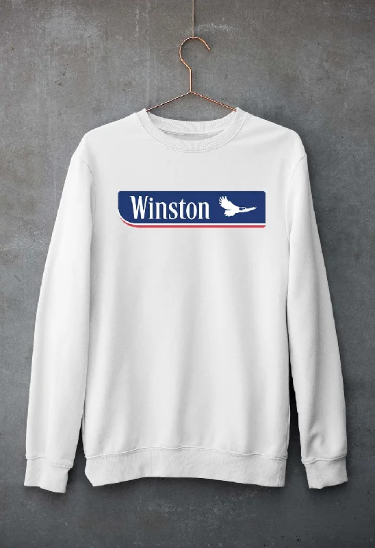 Winston Unisex Sweatshirt for Men/Women Hoodie with Monochrome Minimalist Simple