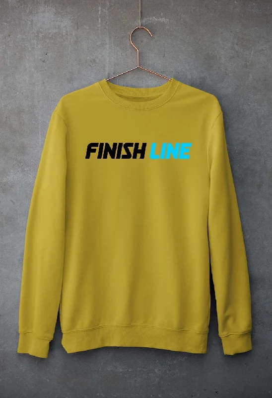 Finish Line Unisex Sweatshirt for Men/Women Hoodie with Elastic Waist Stretchable Comfortable