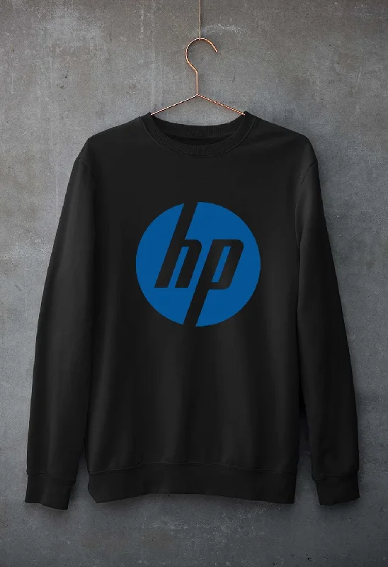 Hewlett-Packard(HP) Unisex Sweatshirt for Men/Women Hoodie with Raw Hem Edgy Unfinished