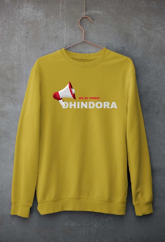 Dhindora(BB ki Vines) Unisex Sweatshirt for Men/Women Hoodie with Rhinestones Sparkly Elegant