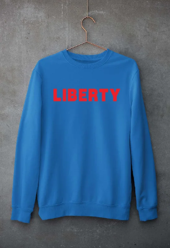 Liberty Unisex Sweatshirt for Men/Women Hoodie with Velcro Closure Adjustable Secure