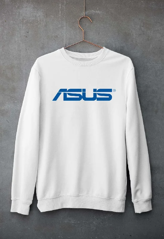 Asus Unisex Sweatshirt for Men/Women Hoodie with Mock Neck Collared Structured