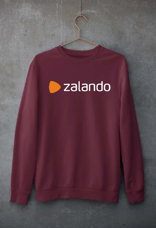 Zalando Unisex Sweatshirt for Men/Women Hoodie with Front Slit Layering Stylish