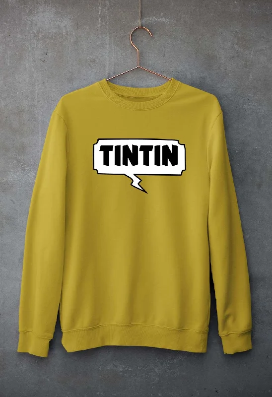 Tintin Unisex Sweatshirt for Men/Women Hoodie with Toggle Buttons Decorative Unique