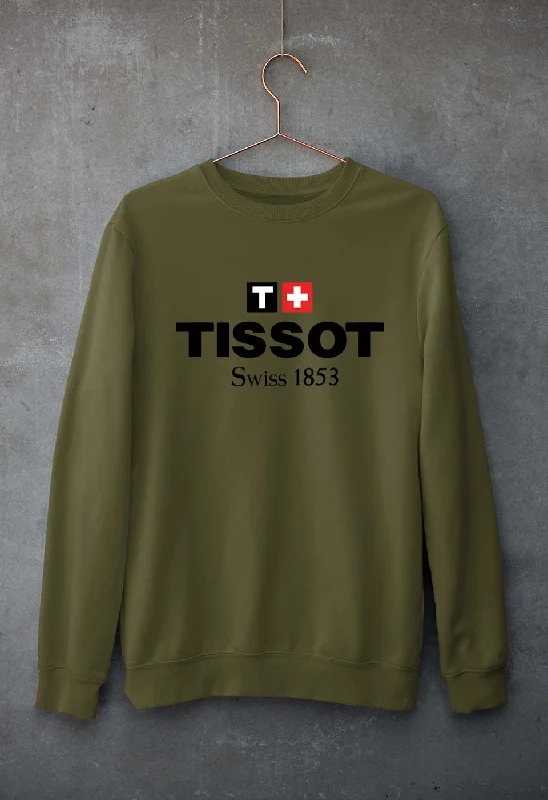 Tissot Unisex Sweatshirt for Men/Women Hoodie with Metallic Shiny Futuristic