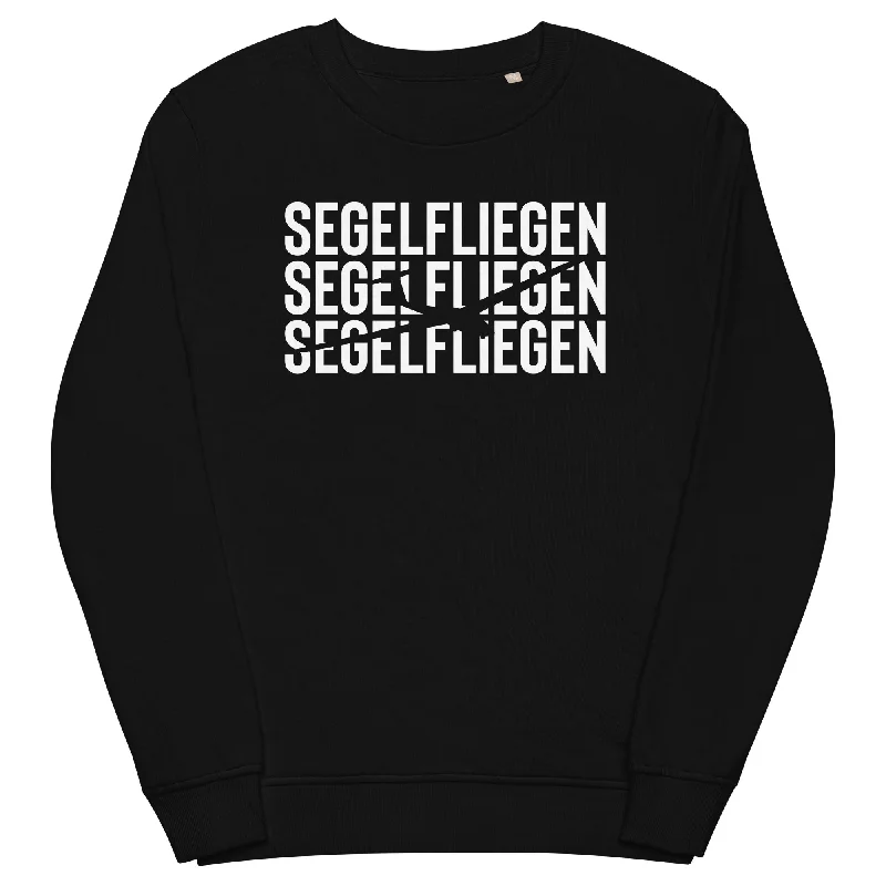 Segelfliegen - Unisex Premium Organic Sweatshirt Hoodie with Button Placket Classic Preppy