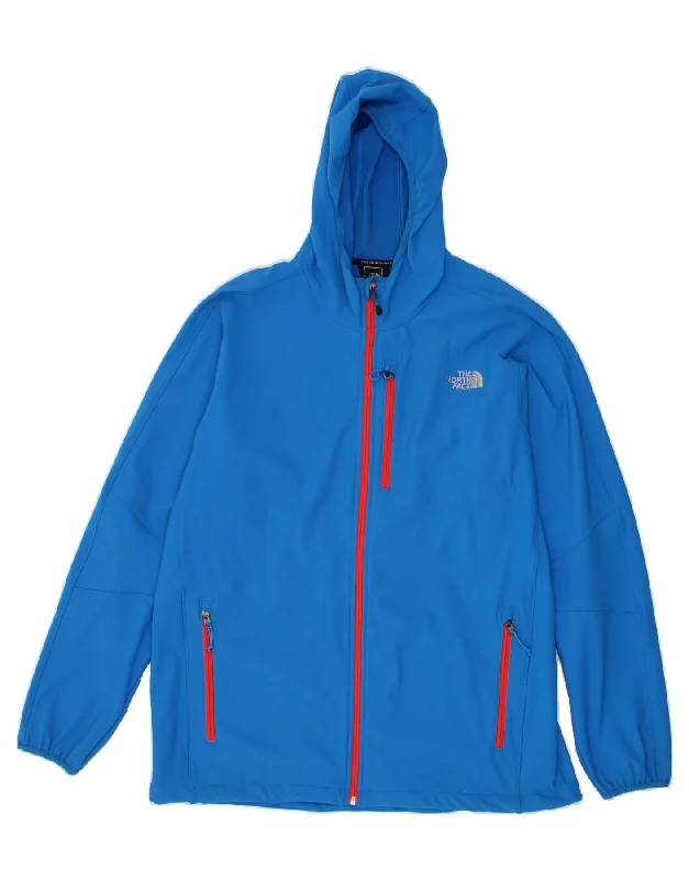 THE NORTH FACE Mens Hooded Tracksuit Top Jacket XL Blue Nylon Chenille Jacket Brocade Jacket Lace Jacket