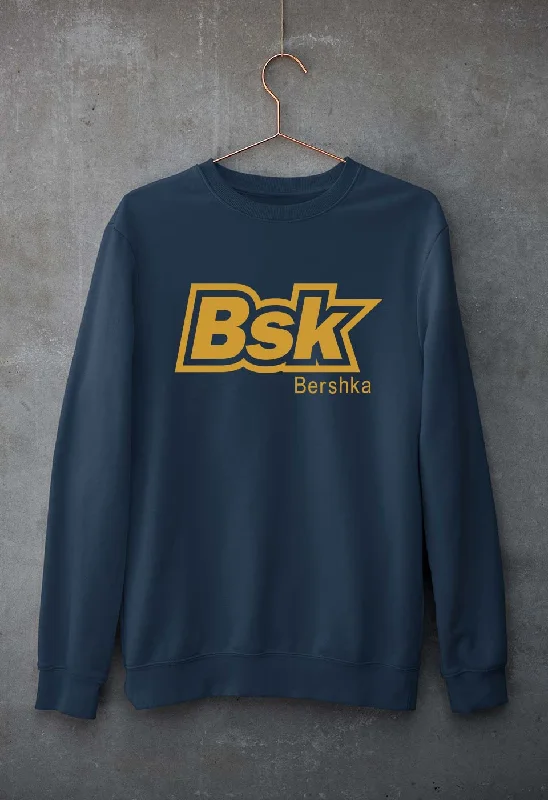 Bershka(BSK) Unisex Sweatshirt for Men/Women Hoodie with Half-Zip Sporty Casual