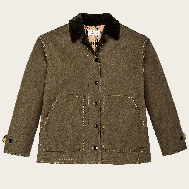 WOMEN'S DRY TIN CLOTH BARN COAT Down Puffer Quilted