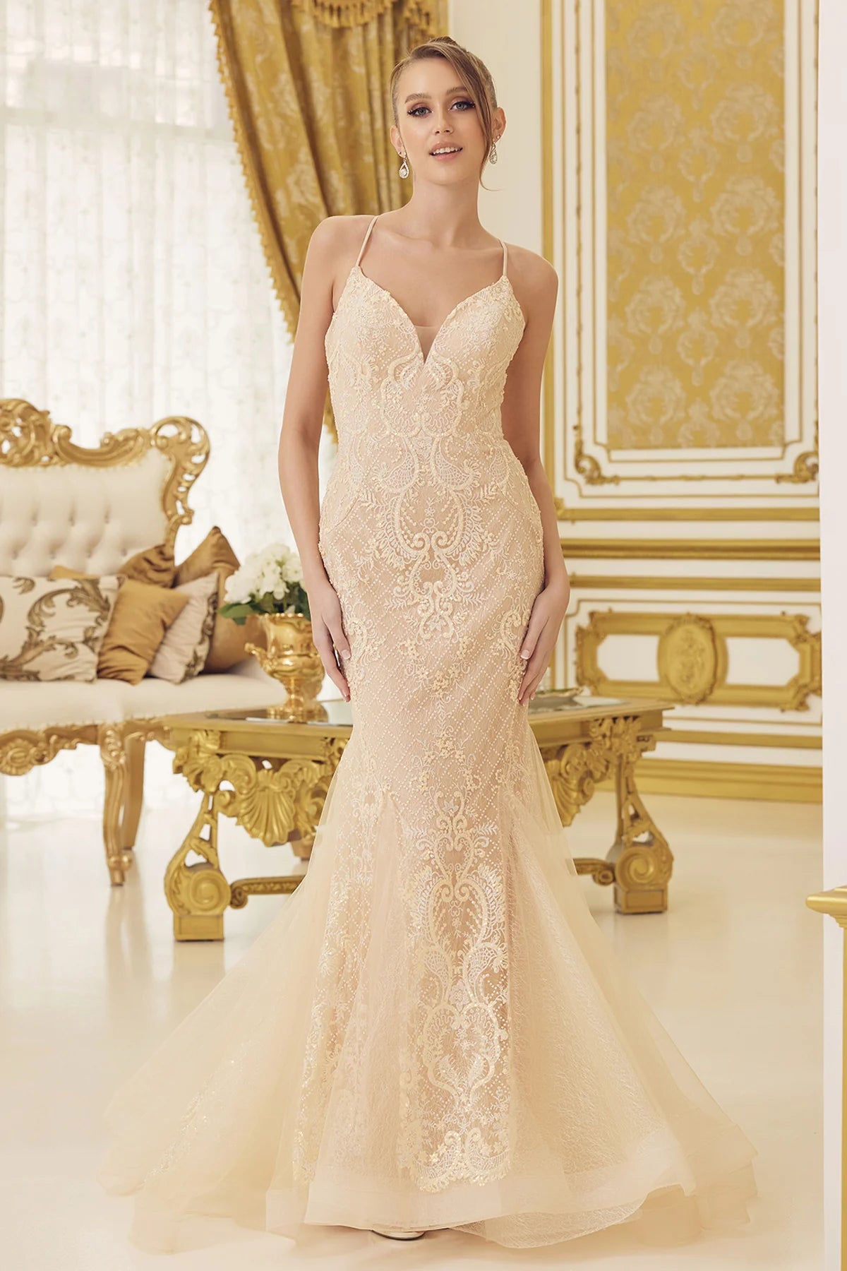 NOX ANABEL C1108 Embellished Mermaid Evening Dress Tunics Essential wardrobe