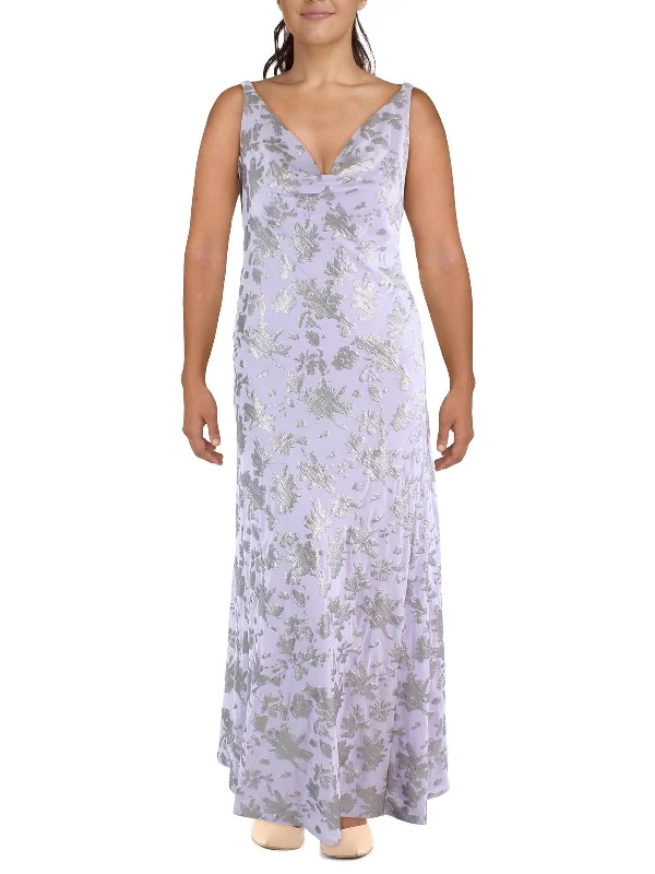 Womens Georgette Sequined Evening Dress Tunics Yoga stretchy