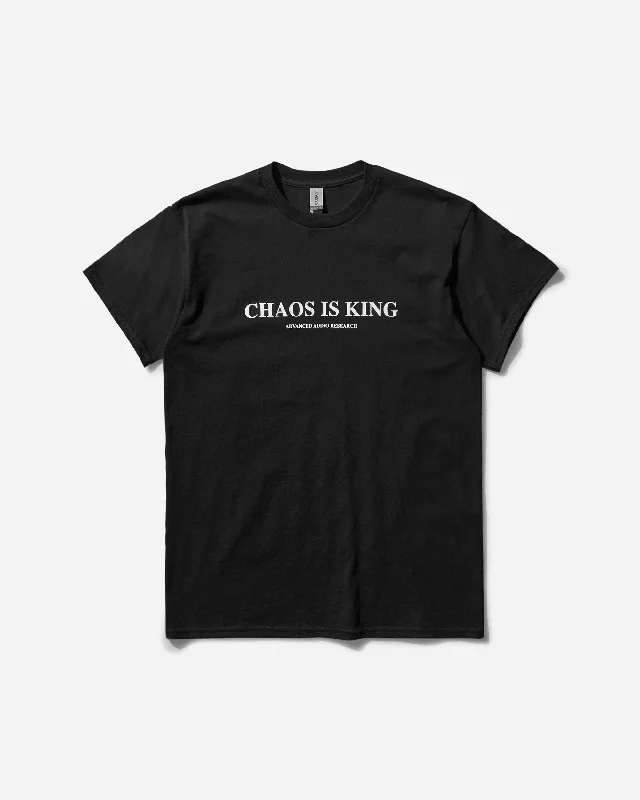 Chaos is King T-Shirt Black Elegant Classic Vintage
