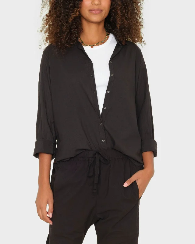 Beau Shirt Mesh Blend Leather Blend Suede Blend