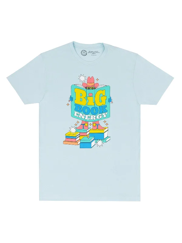 Big Book Energy Unisex T-Shirt Ribbed T-Shirt High Neck Heavyweight