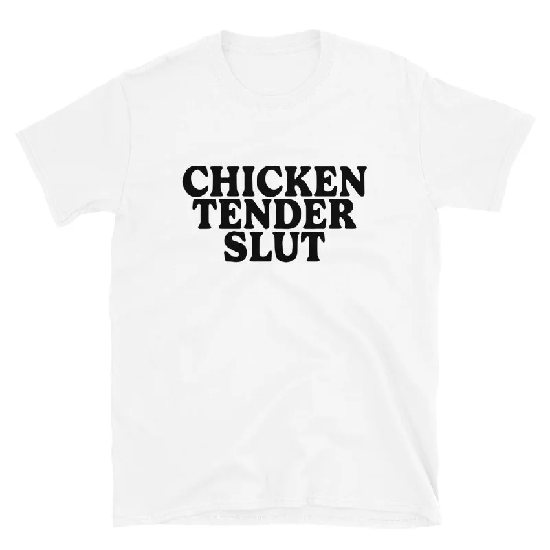 Chicken Tender Unisex Tee Houndstooth Herringbone Solid