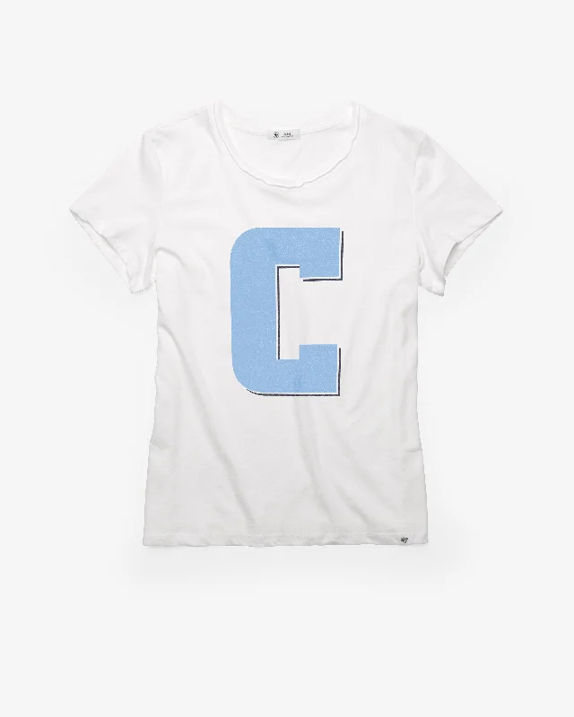 COLUMBIA LIONS ATHLETIC MARKS PREMIER '47 FRANKIE TEE WOMEN Plaid T-Shirt Polka Dot Checkered