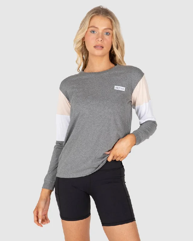 Unit Jules Longsleeve Ladies Tee Terry Blend Velvet Blend Canvas Blend