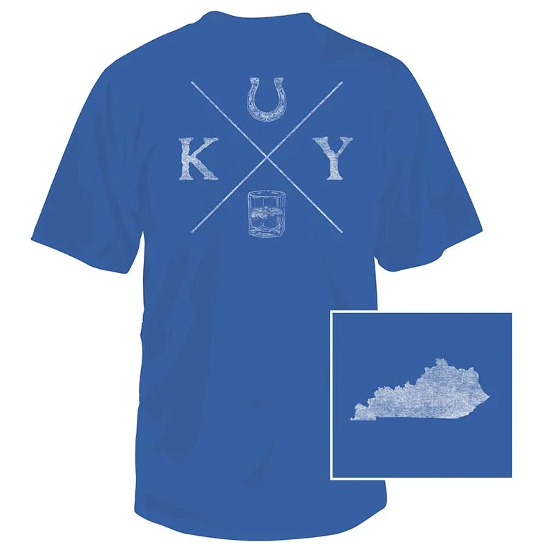 Kentucky Crossing Short Sleeve T-Shirt Notch Collar Peter Pan Collar Cowl Neck