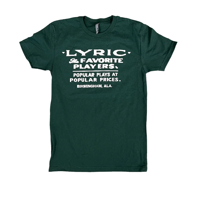 "Lyric Theatre" Unisex T-shirt Lace Blend Ribbed Blend Corduroy Blend