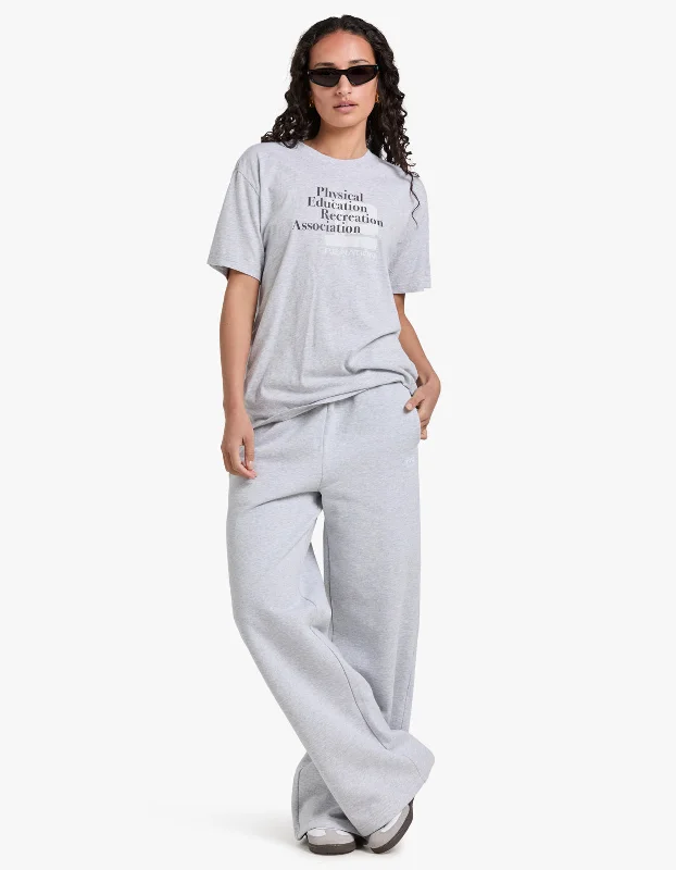 Trajectory S/S Tee - Grey Marle Hooded Caped Shawl Collar