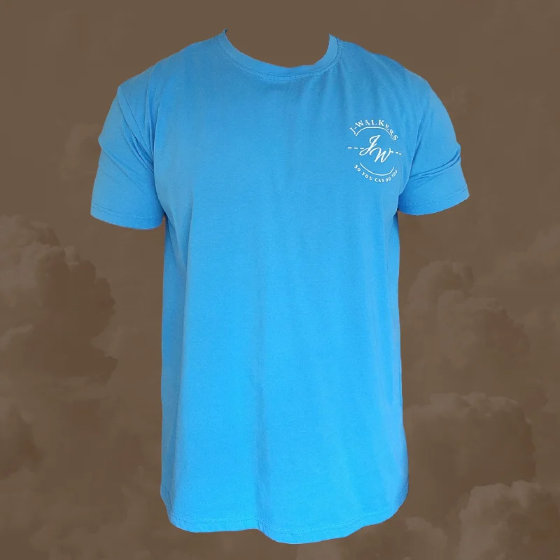 So You Can Do You Tee Blue Mesh Blend Leather Blend Suede Blend