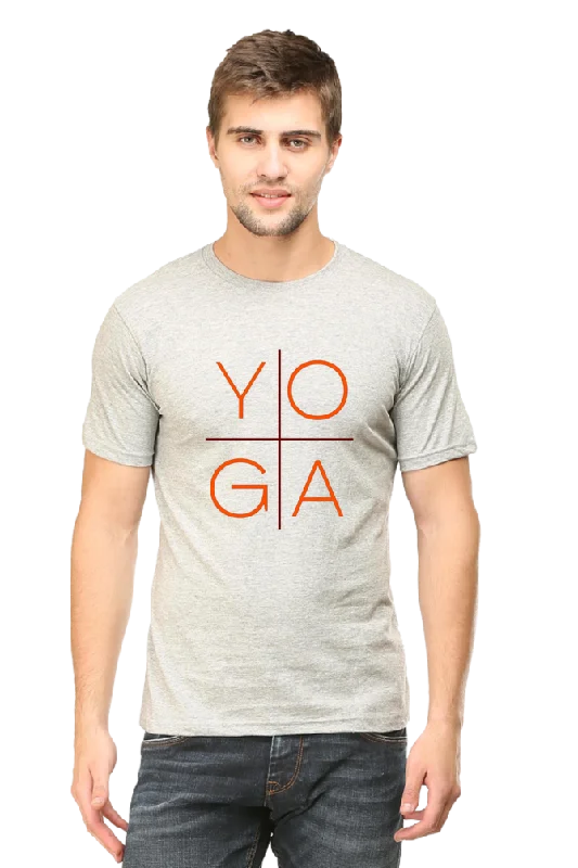 Yoga  - Classic Unisex T-shirt Denim Fabric Leather Fabric Suede Fabric
