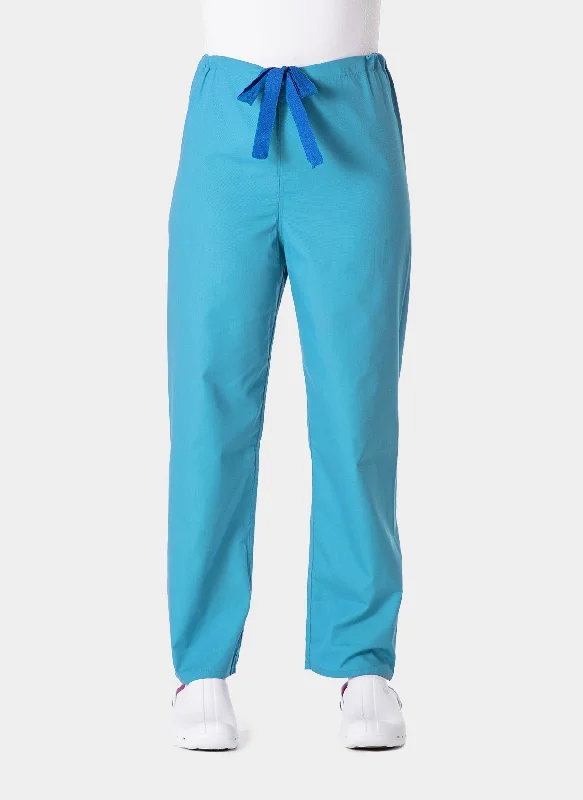 Budget Scrub Trousers - Turquoise (Bright Teal) Trousers Modern Contemporary