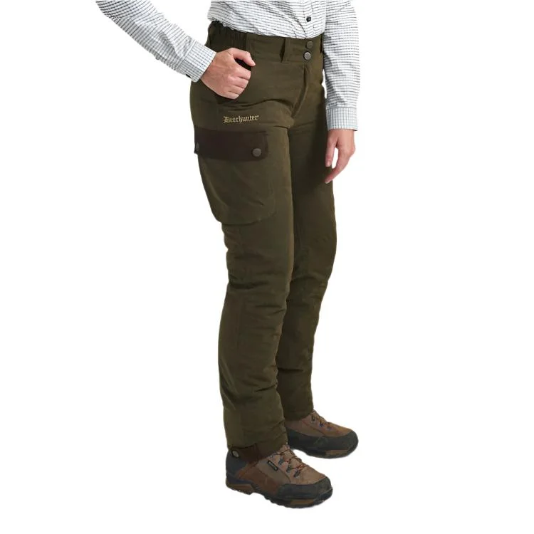 Deerhunter Ladies Eagle Winter Trousers - Tarmac Green Trousers Occasion Special