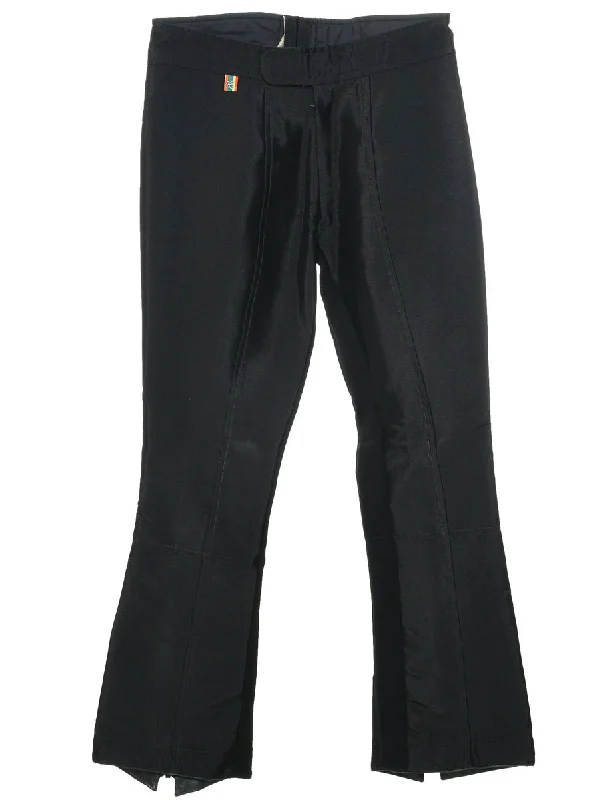 Black Ski Trousers - W30 L28 Trousers Brand Named