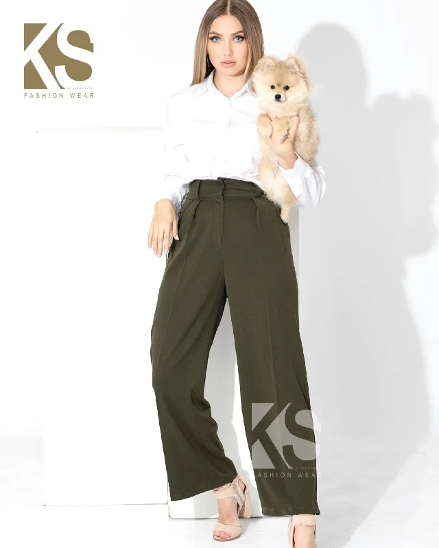 High Waist Trousers Trousers fashionable trendy