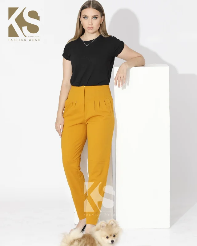 High Waist Trousers Trousers sophisticated sleek