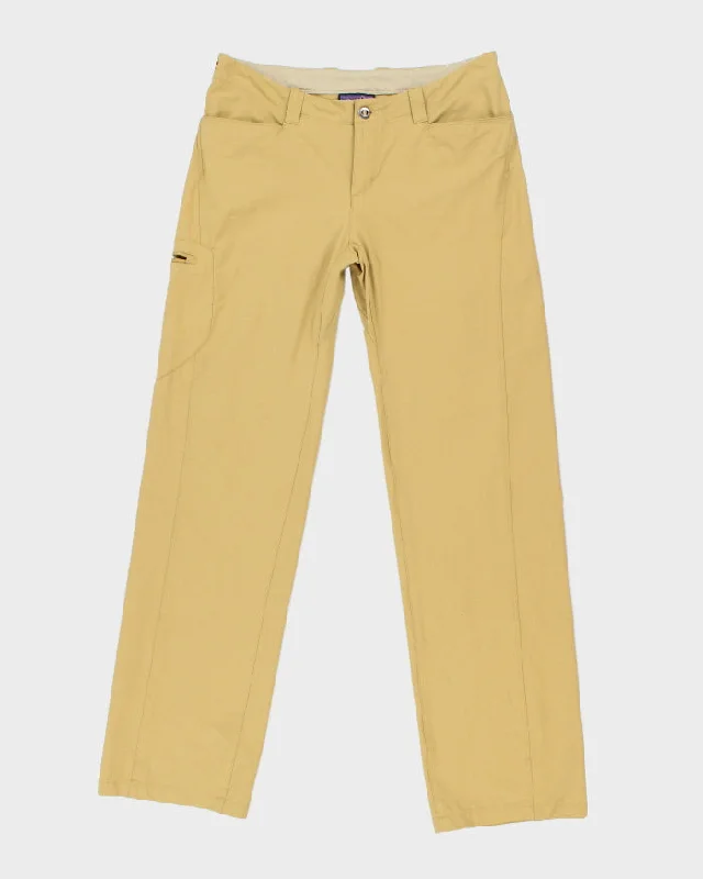 Patagonia Yellow Outdoor Trousers - W32 L32 Trousers Prom Sequined