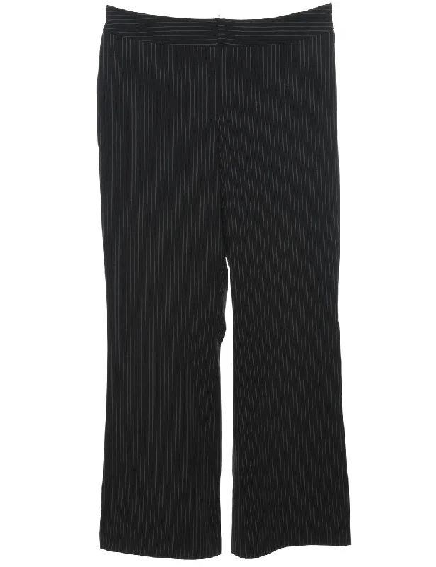 Pinstripes Trousers - W35 L31 Trousers sophisticated sleek